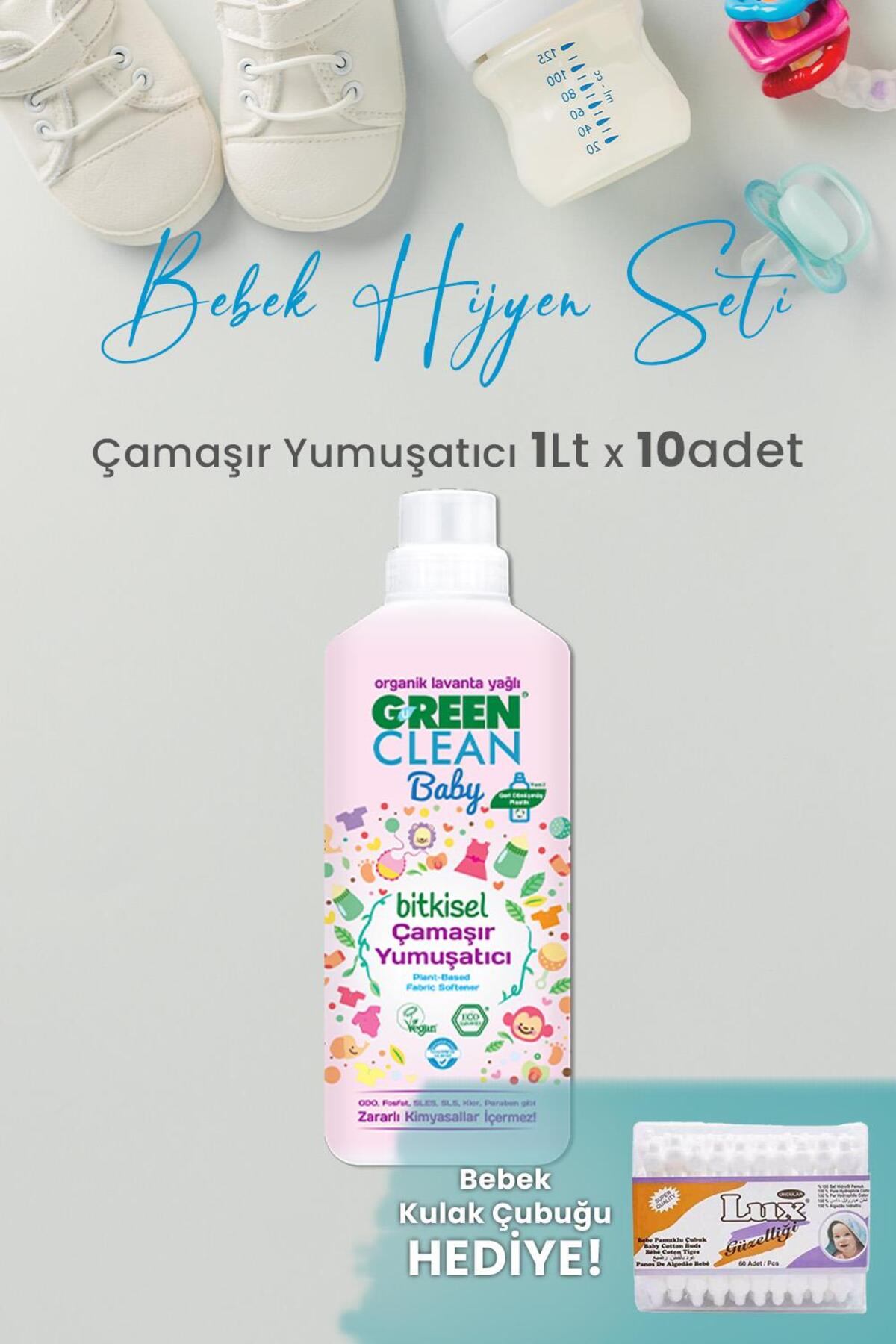 U Baby Çamaşır Yumuşatıcı 1 L x 10 Adet ve Hediyeli
