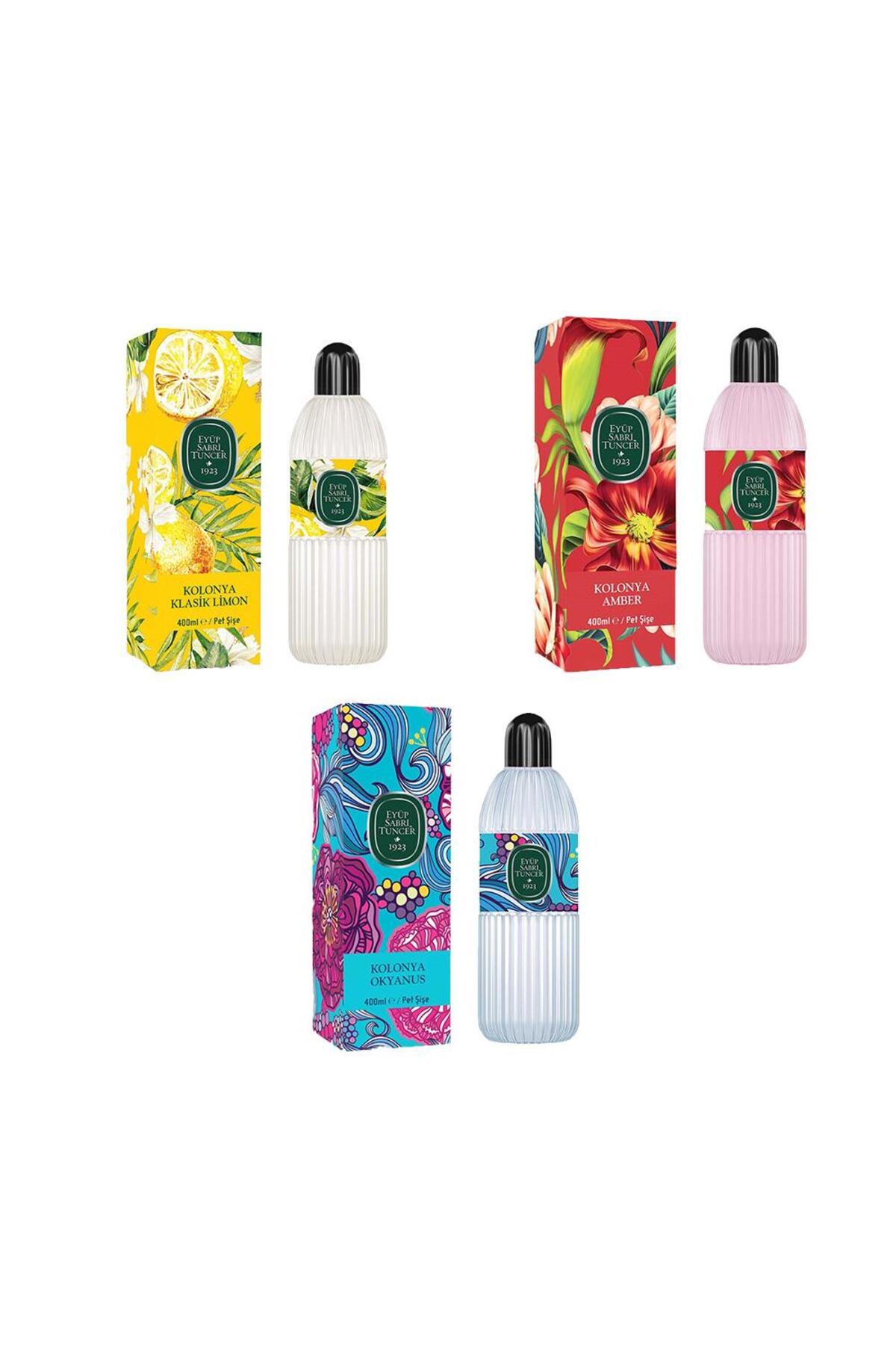 Kolonya Okyanus, Klasik Limon ve Amber Pet Şişe 400 ml