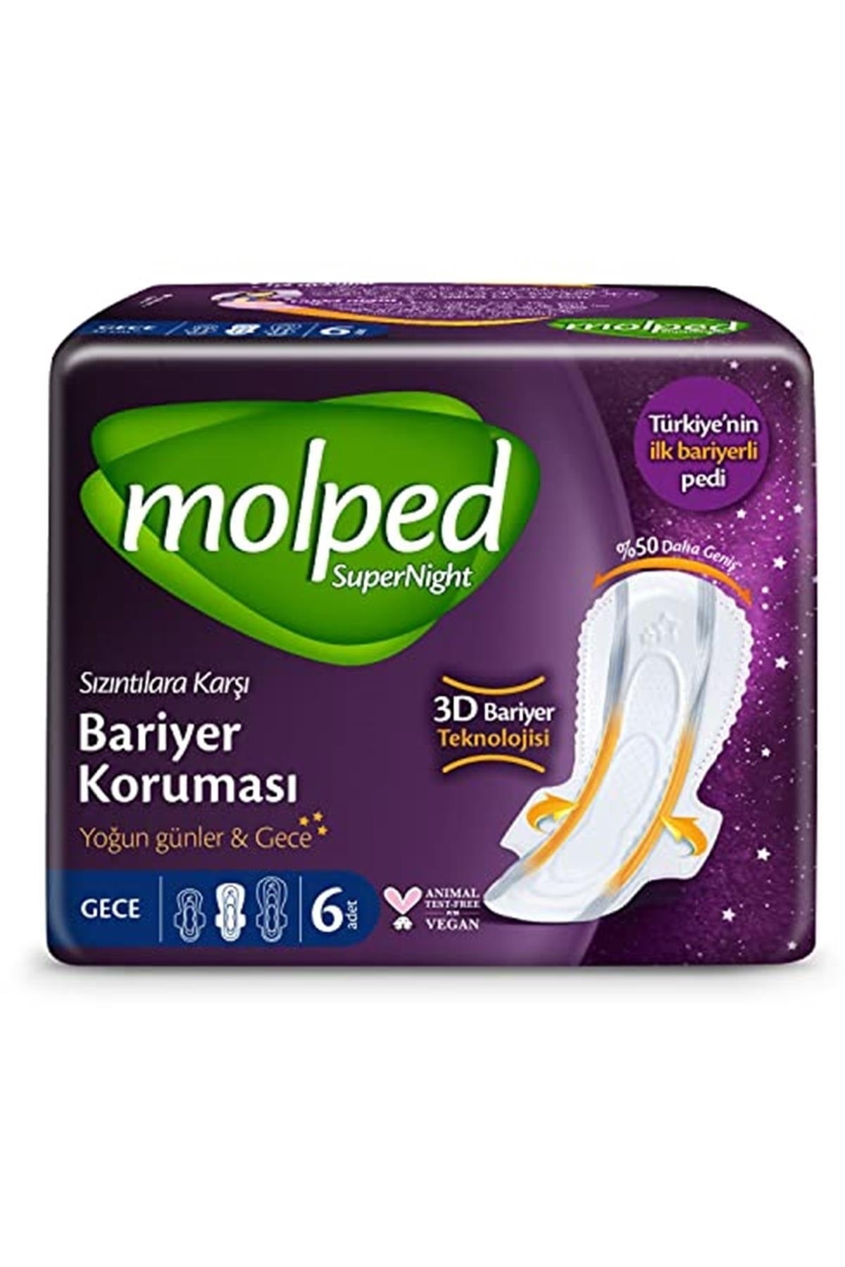 Supernight Uzun Gece Pedi (1 X 6 Adet)