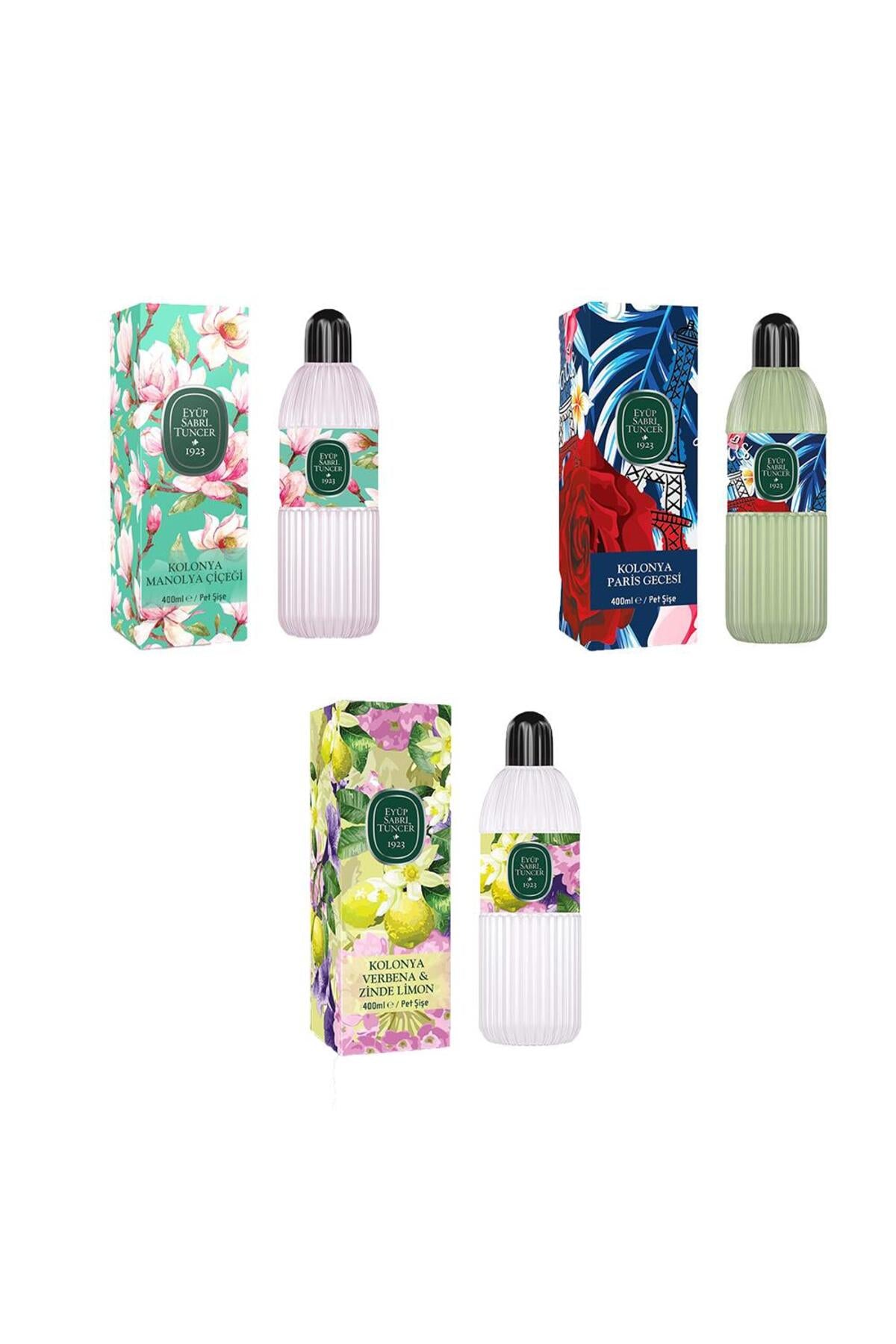 Kolonya Verbena & Zinde Limon, Manolya Çiçeği ve Paris Gecesi