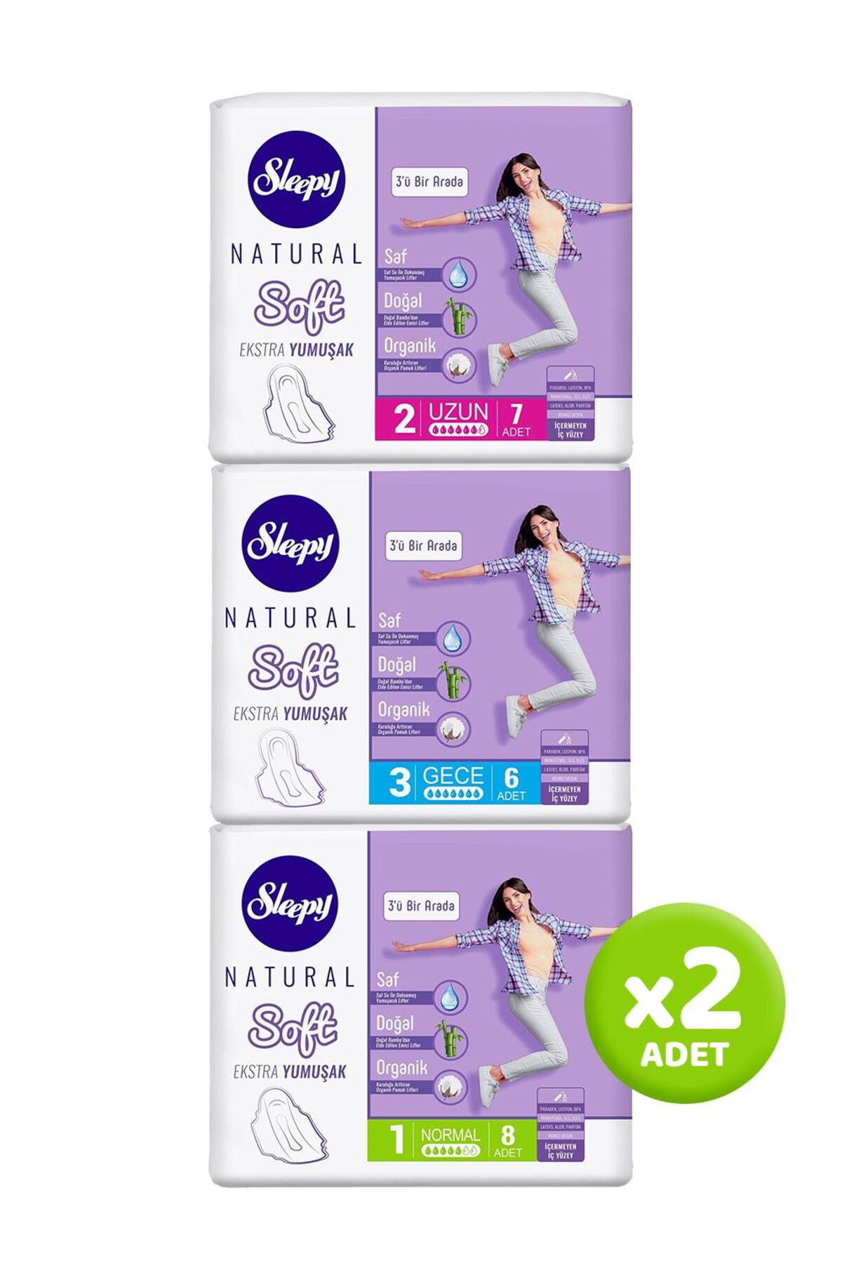 Soft Ped Normal 2 Adet, Uzun ve Gece Paketi