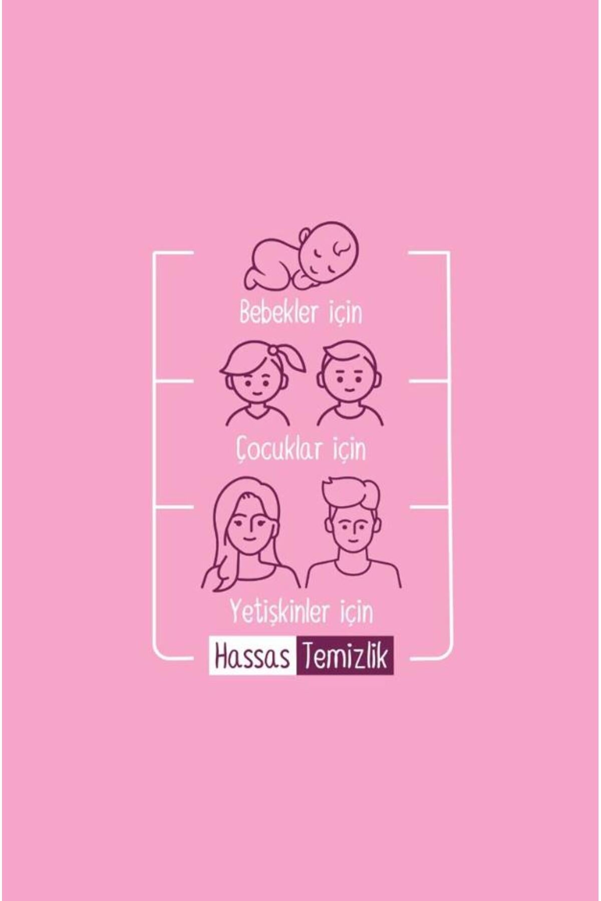 Floral Kişisel Bakım Havlusu Çanta Boy 25 Yaprak