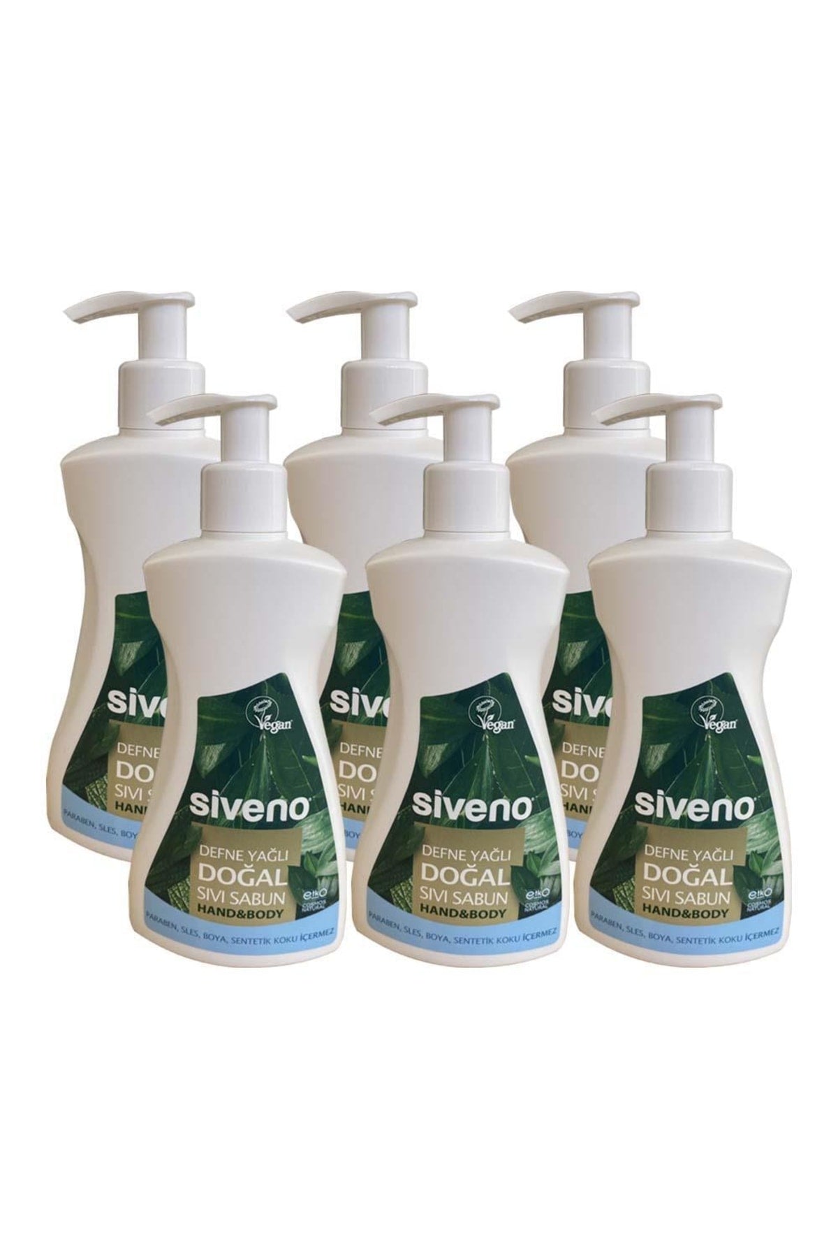Defne Yağlı Doğal Sıvı Sabun 300 Ml X 6