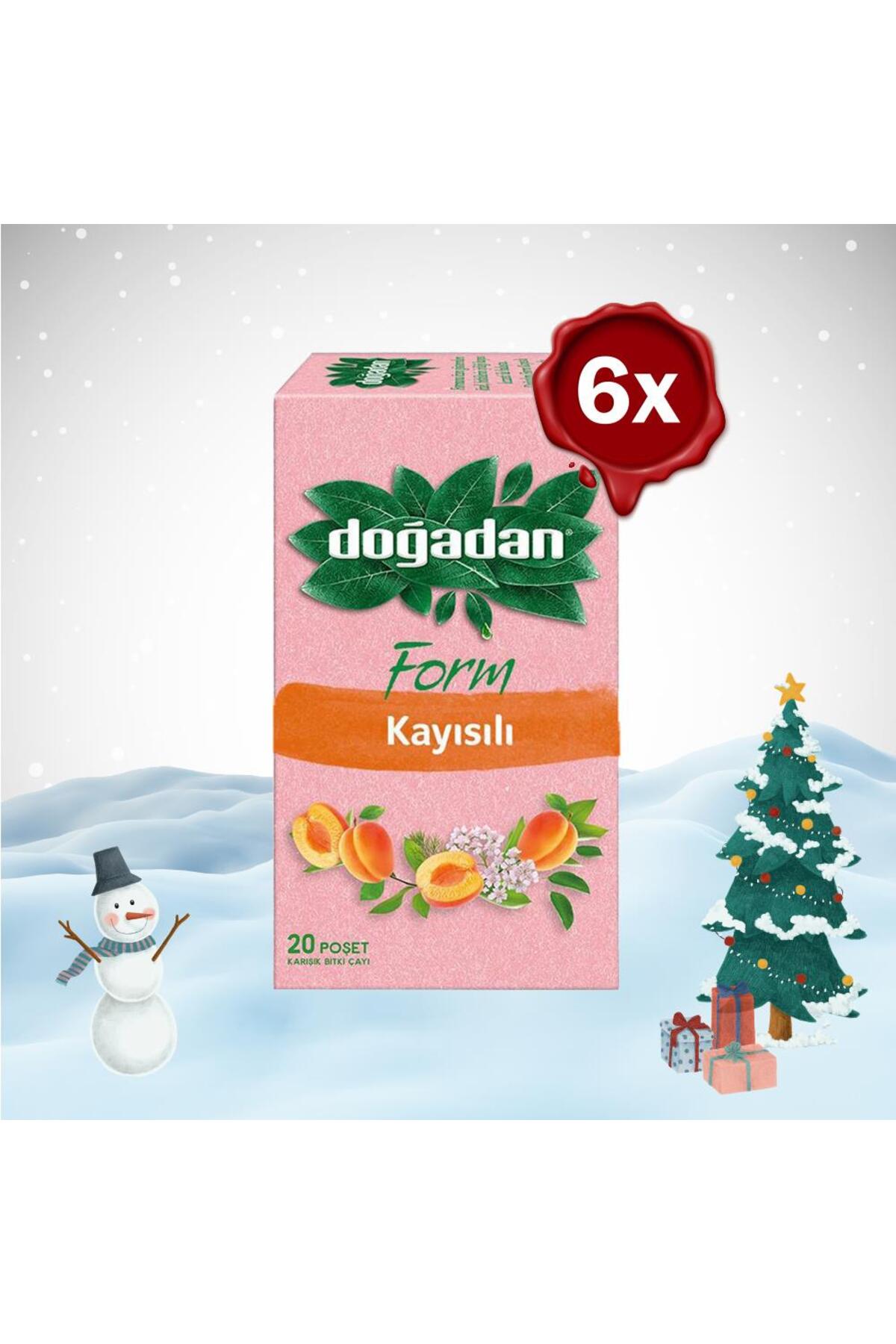 Yılbaşı Paketi Form Çay Kayısılı 20'li x 6