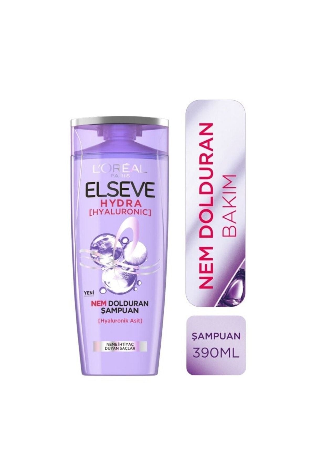 Loreal Paris Hydra Hyaluronic Nem Dolduran Şampuan 390 ml