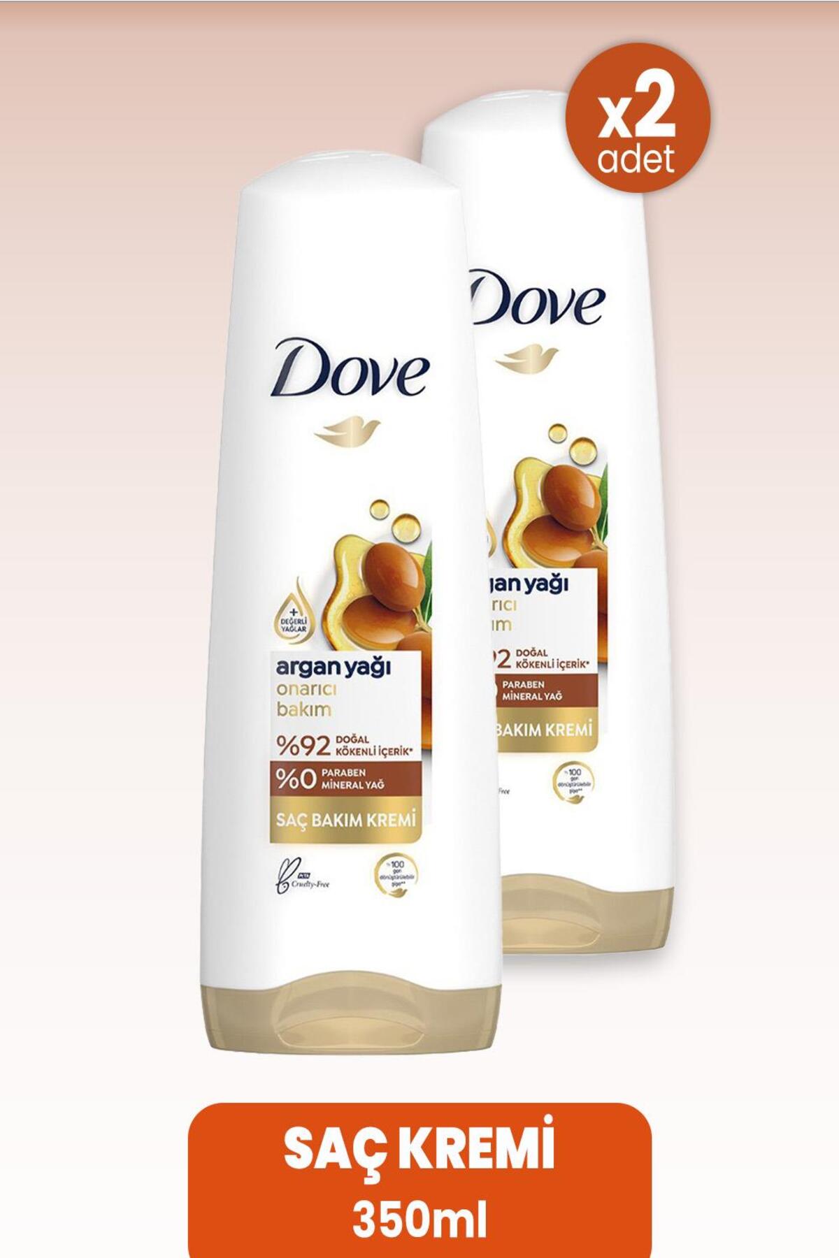 Saç Kremi Onarıcı Bakım Argan Yağı 350 ml x 2 Adet