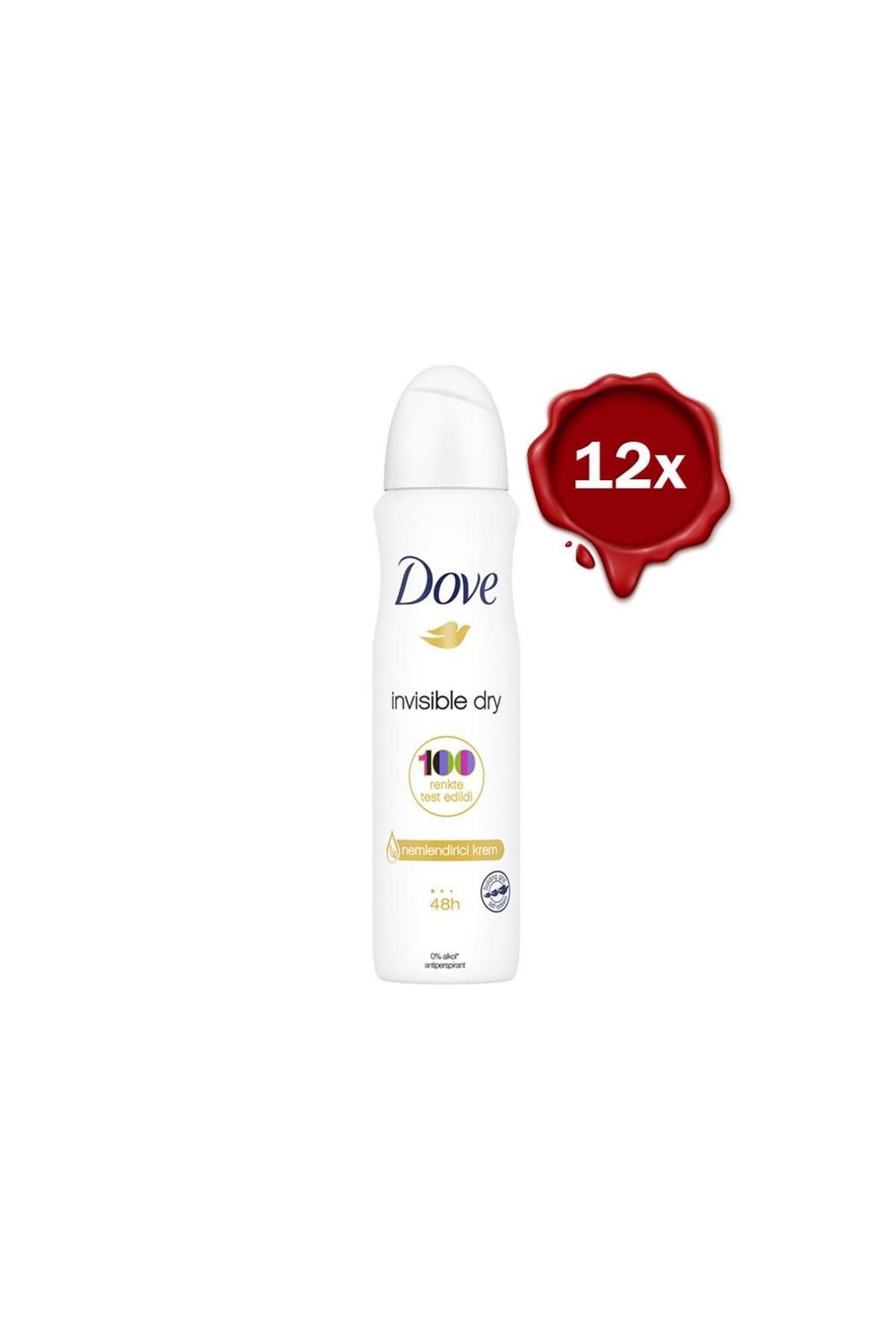 Sprey Deodorant Invisible Dry Kadın 150 ml x 12