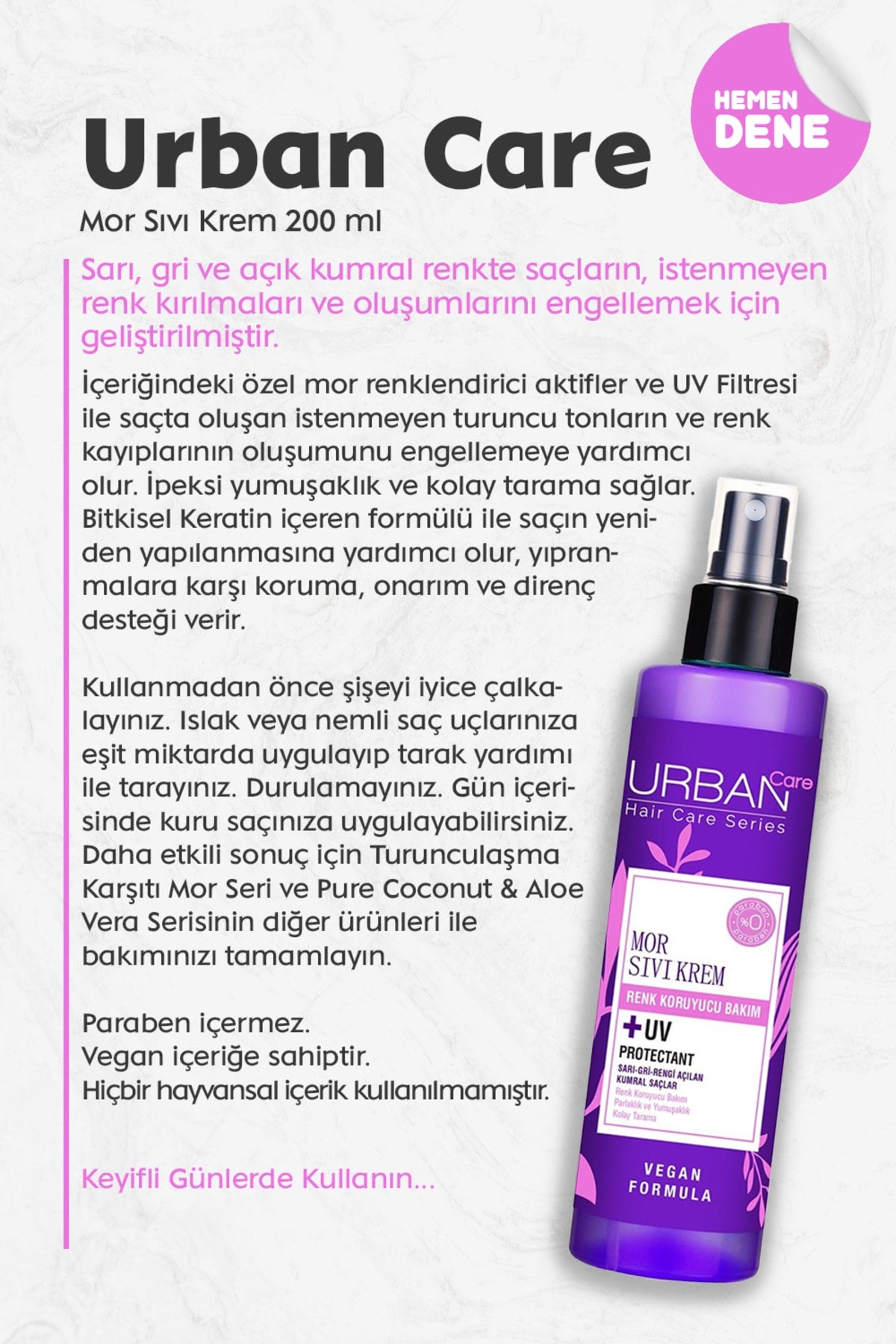 Mor Sıvı Krem 200 Ml