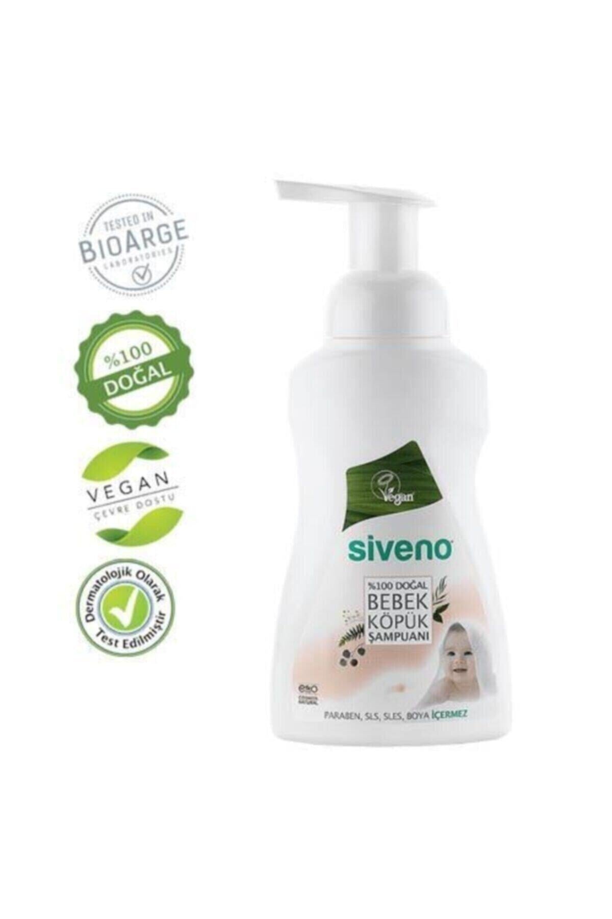 %100 Doğal Bebek Köpük Şampuanı Yenidoğan Saç ve Vücut İçin Nemlendirici Bitkisel Vegan 250 ml
