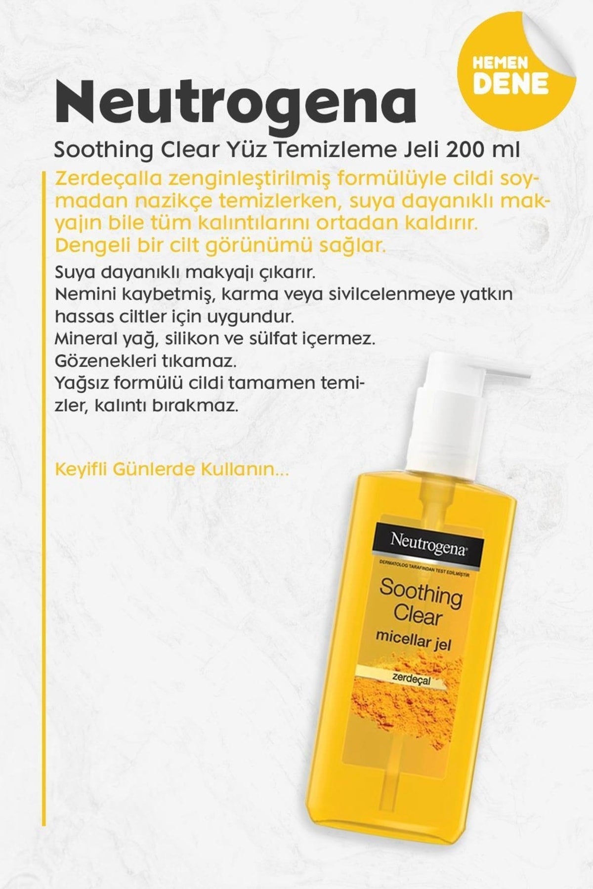 Soothing Clear Yüz Temizleme Jeli 200ml