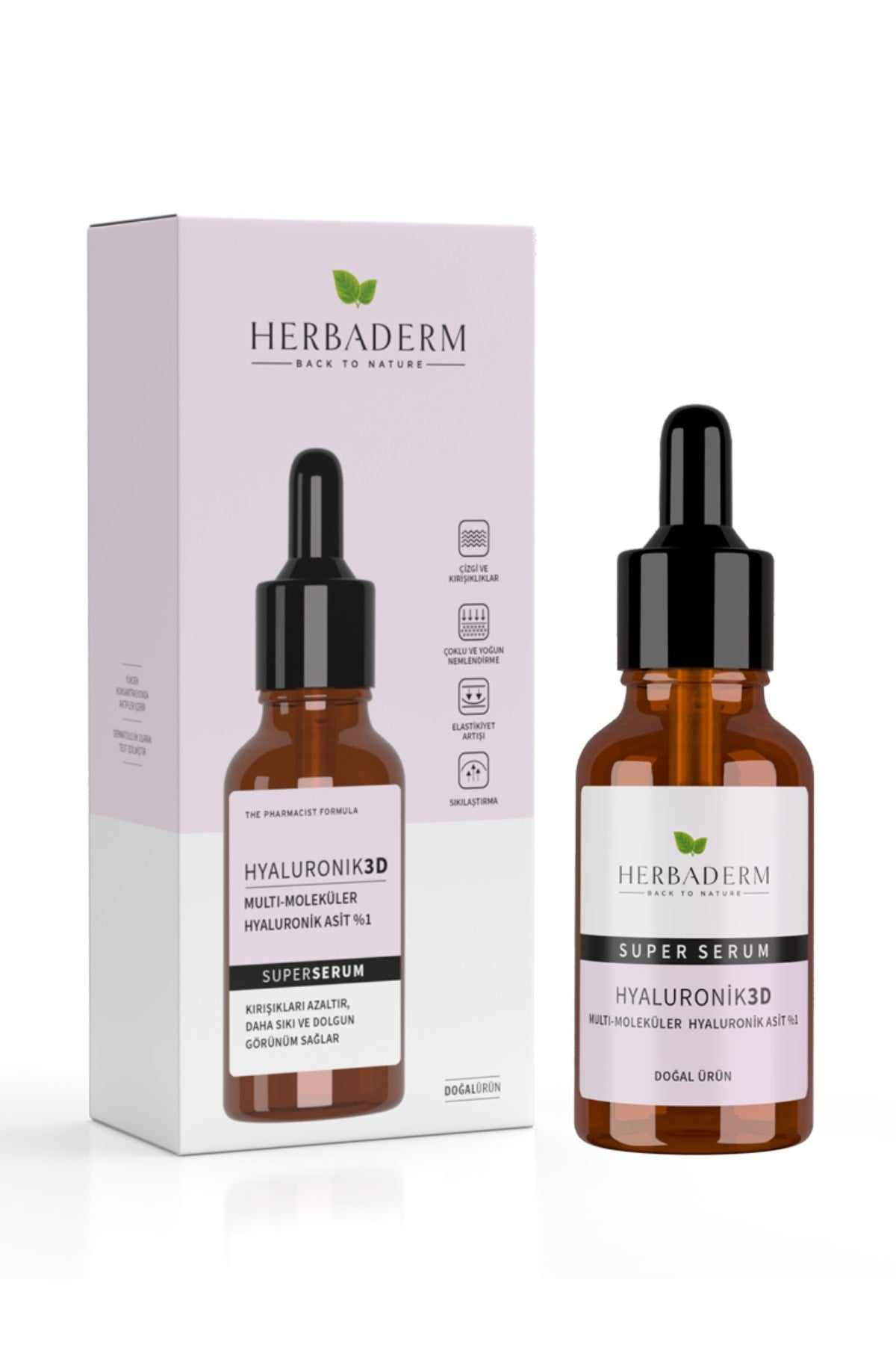 Süper Serum (HYALURONİK ASİT 3D %1) Nemlendirici 30 ml X2