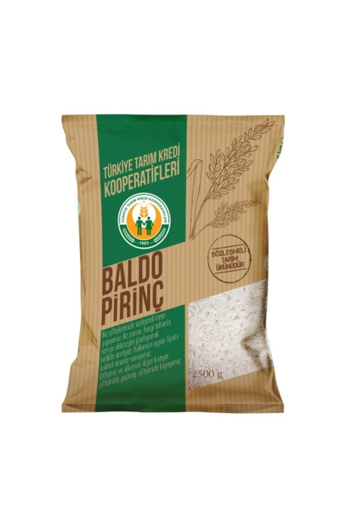 Tarım Kredi Baldo Pirinç 2,5 Kg
