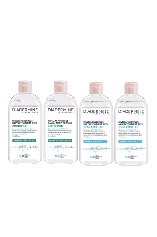 Dıadermıne Micellar Kusursuz Makyaj Temizleme Suyu Nemlendirici 400 Ml X 2 Adet