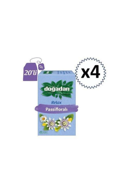 Relax Passifloralı Bitki Çayı 20'li X 4 Adet