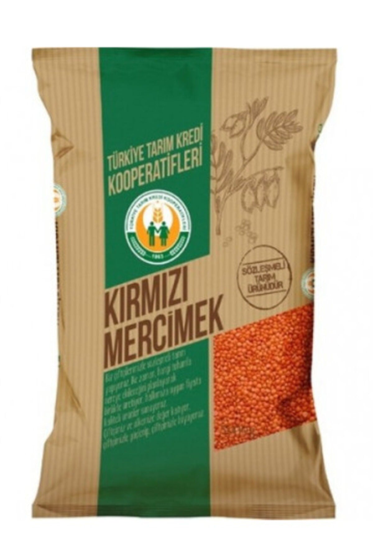 Türkiye Tarım Kredi Kooperatifi Kırmızı Mercimek 5 Kg
