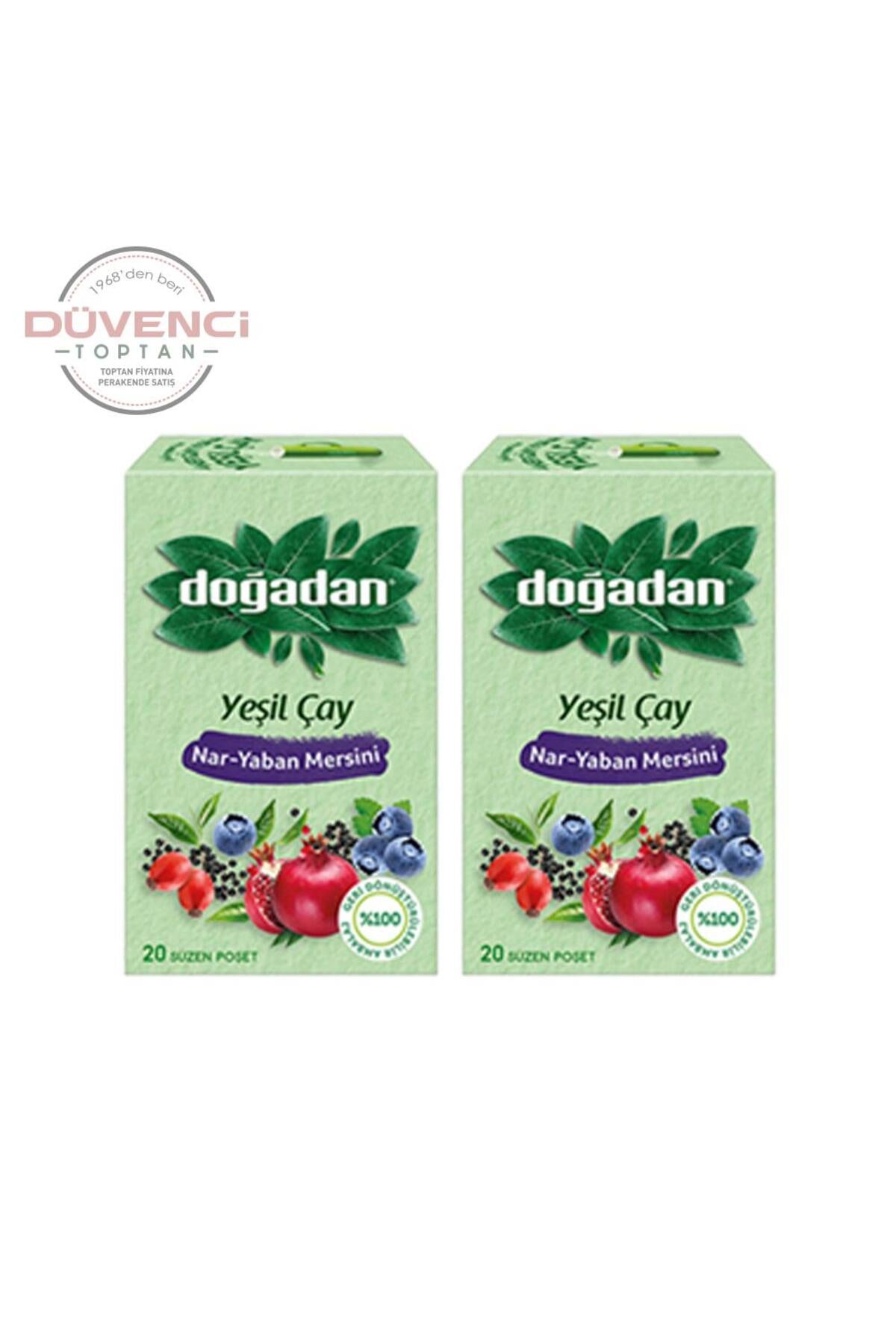 Yeşil Çay Nar Yaban Mersini 20'li x 2 Adet