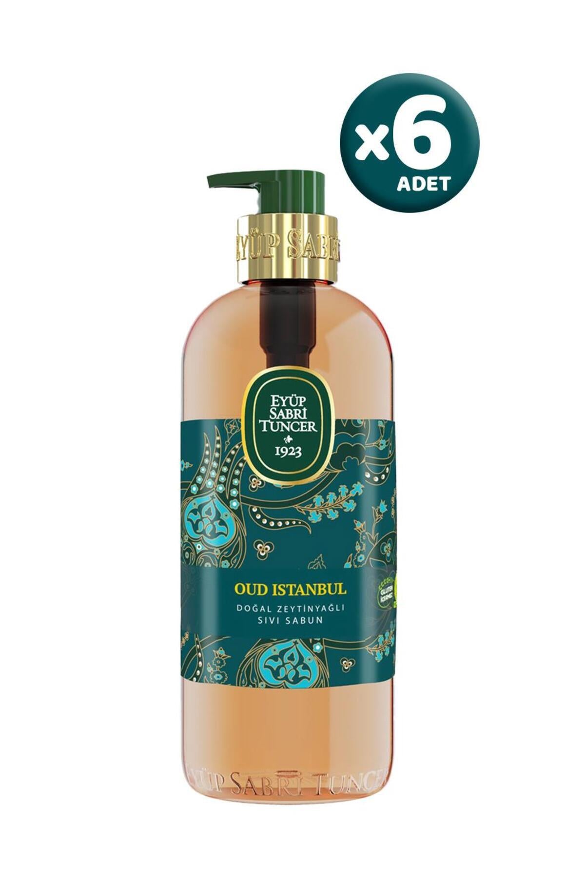 Oud İstanbul Doğal Zeytinyağlı Sıvı Sabun 500 ml x 6 Adet