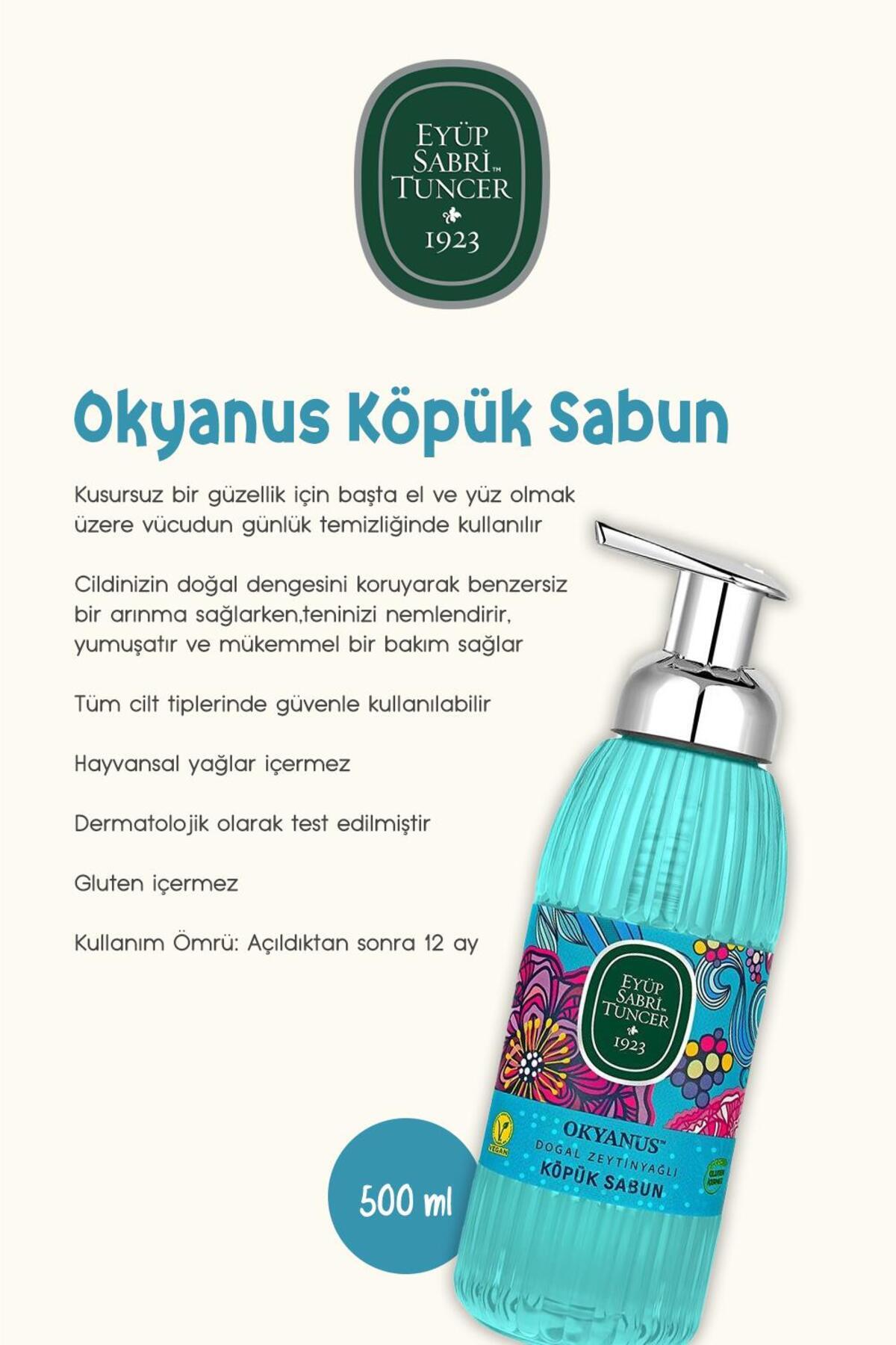 Köpük Sabun 500ml, Oda kokusu 500ml Okyanus ve Rosie Pamuk