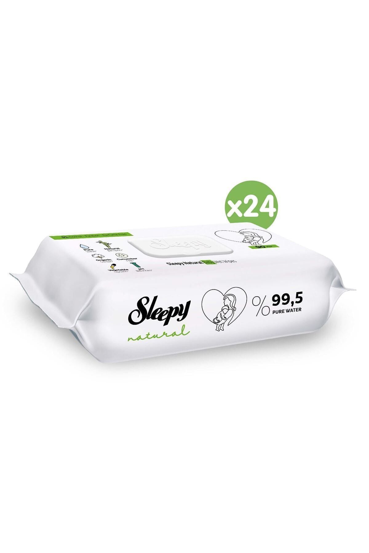 Natural Islak Bebek Havlusu 24x90 (2160 Yaprak)