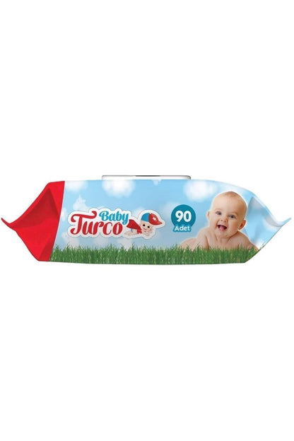 Islak Havlu Mendil Klasik 90 Yaprak 18 Li Set Plastik Kapaklı 1620 Yaprak