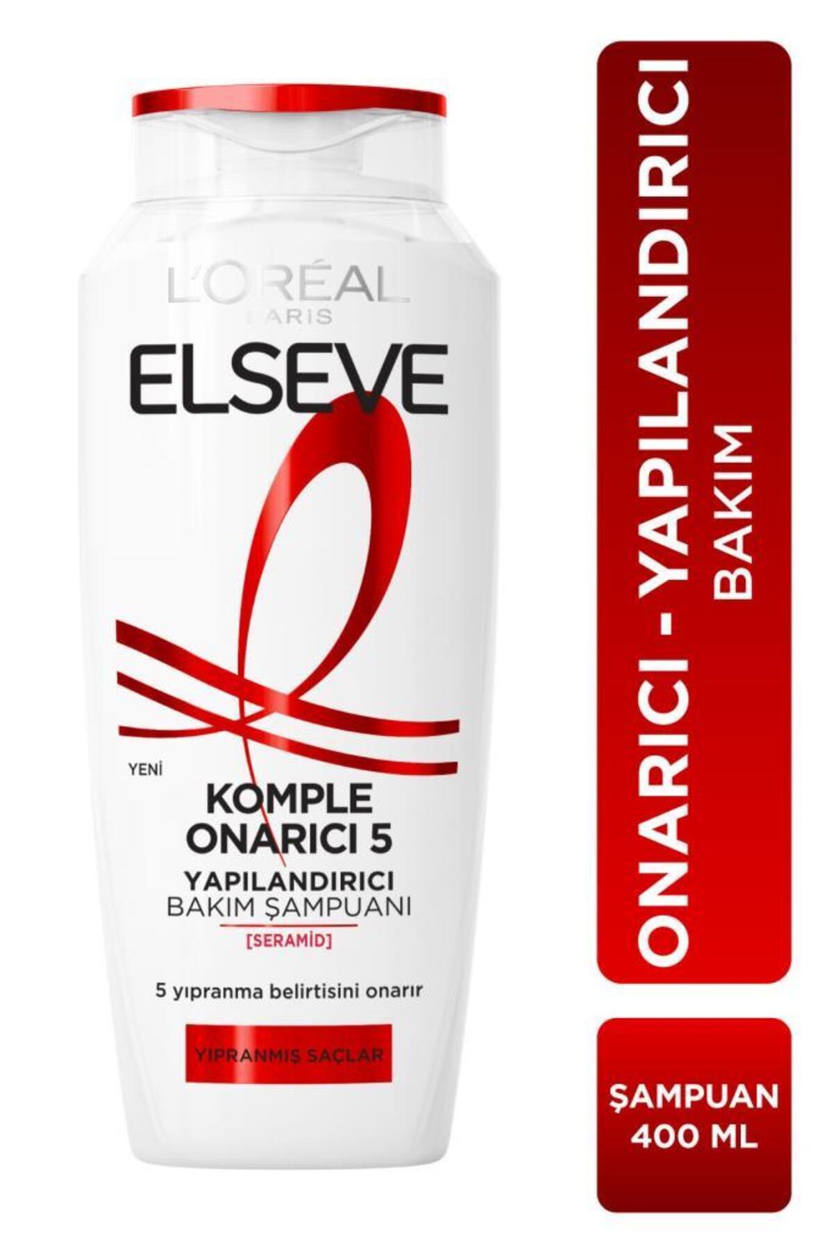 5'li 400ml Komple Onarıcı 5 Yapılandırıcı Bakım Şampuan Seti