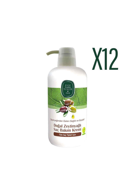 Doğal Zeytinyağlı Saç Kremi 600 ML x 12