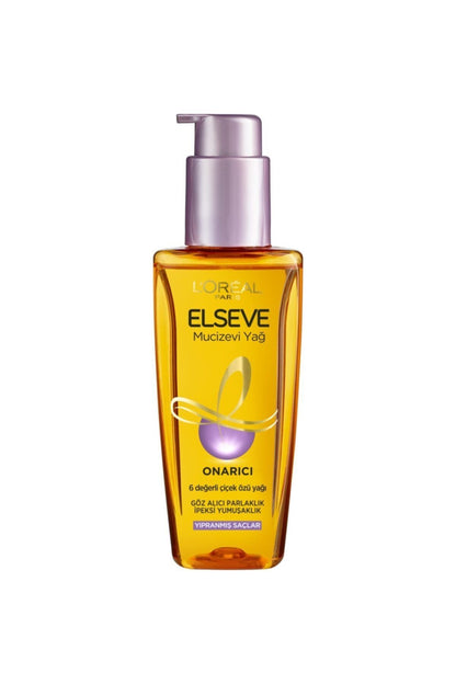 L'oréal Paris Yıpranmış Saçlar Için Onarıcı Mucizevi Saç Bakım Yağı 100 Ml