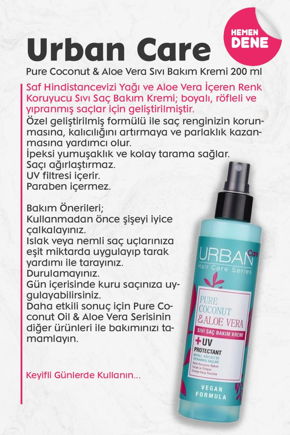 Pure Coconut & Aloe Vera Sıvı Bakım Kremi 200 ml