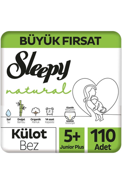 Natural Büyük Fırsat Paketi Külot Bez 5+ Numara Junior Plus 110 Adet