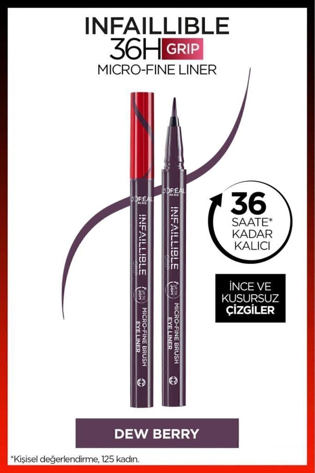 L'oréal Paris Infaillible 36h Grip Micro Fine Eyeliner 04 Dew Berry