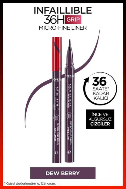 L'oréal Paris Infaillible 36h Grip Micro Fine Eyeliner 04 Dew Berry