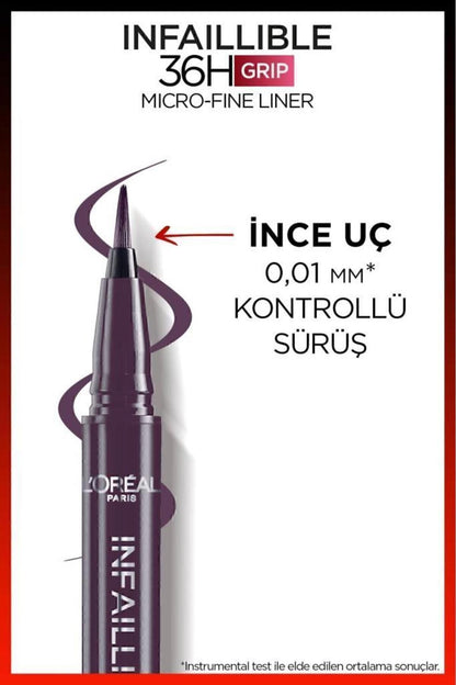 L'oréal Paris Infaillible 36h Grip Micro Fine Eyeliner 04 Dew Berry