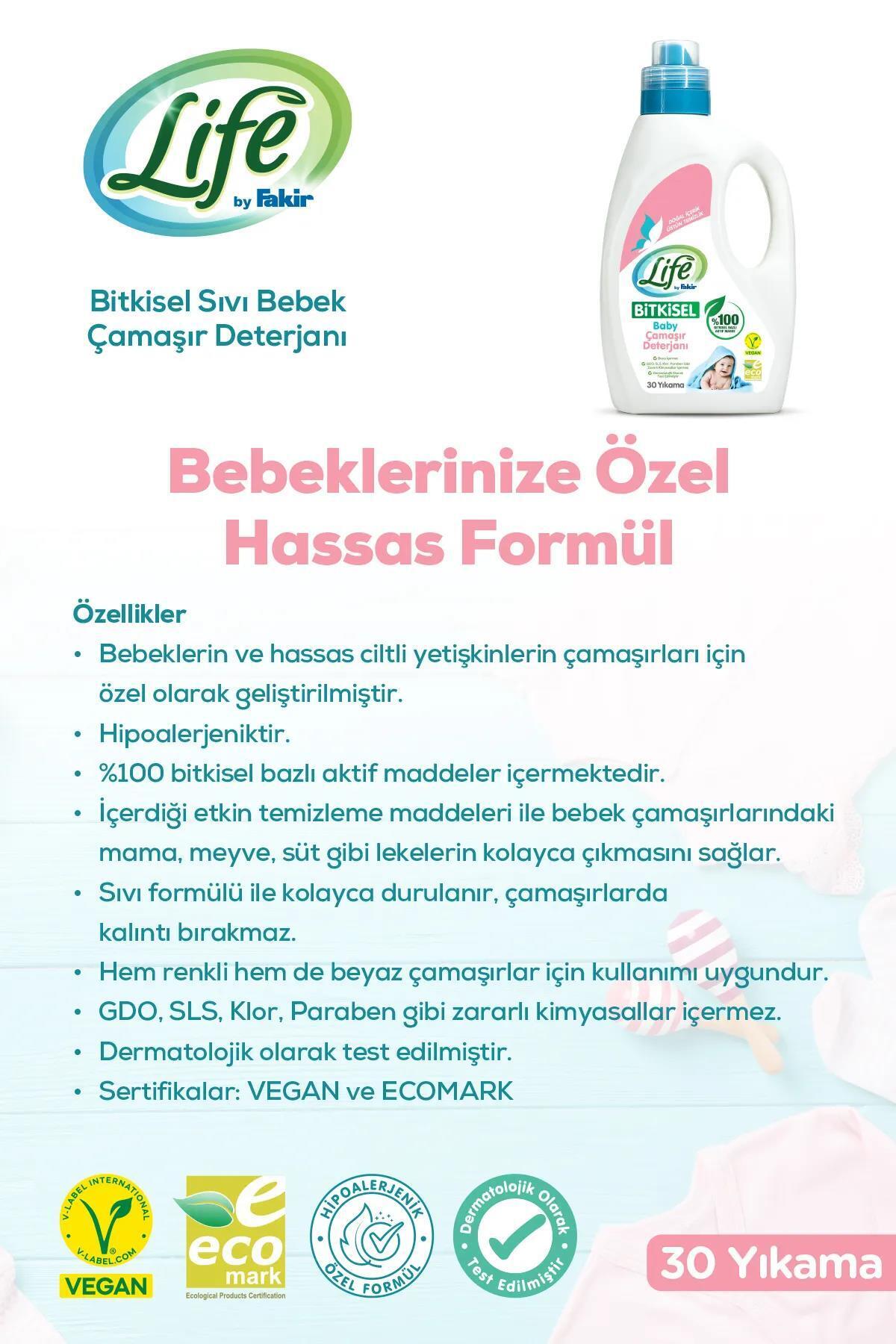 Sıvı Çamaşır Deterjanı 1.5 Lt, Baby Çamaşır Deterjanı 1.5 Lt Ve Rosıe