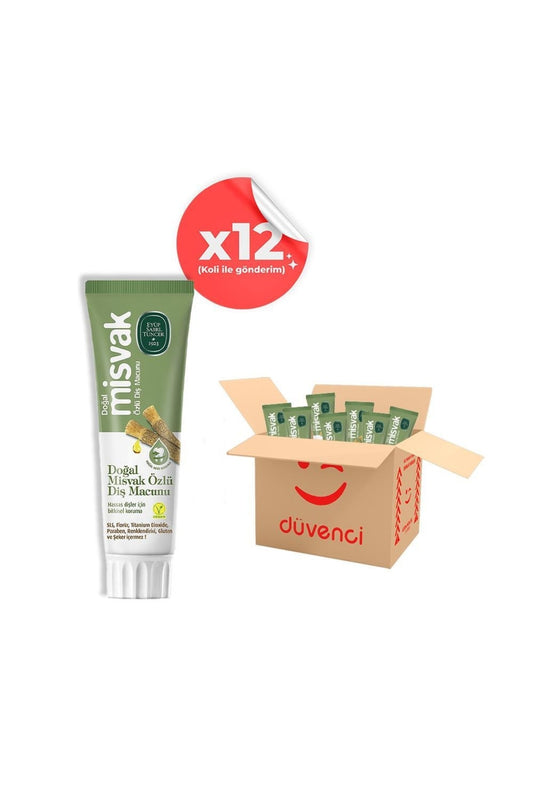 Doğal Misvak Özlü Diş Macunu 75 Ml X 12