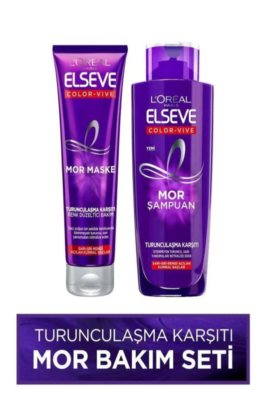 Loreal Paris Turunculaşma Karşıtı Mor Bakım Seti