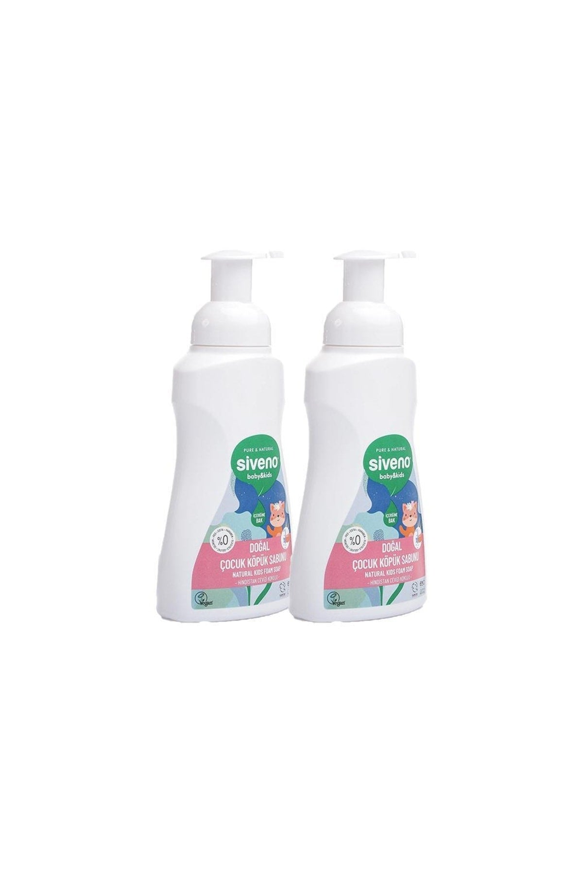 Zeytinyağlı Kids Köpük Sabun 250 ml X 2