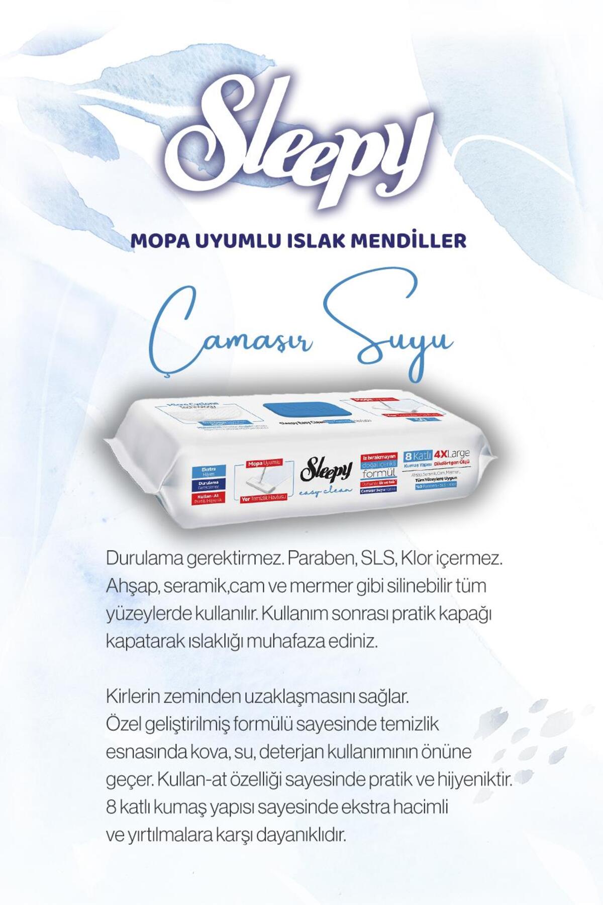 3'lü 50'li Mopa uyumlu Mis Gibi Temizlik Serisi ve Mop Seti, Rosie Hediyeli