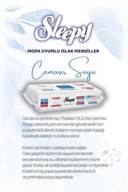 3'lü 50'li Mopa uyumlu Mis Gibi Temizlik Serisi ve Mop Seti, Rosie Hediyeli