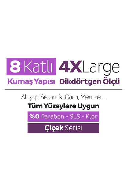 Easy Clean Orkide Bahçesi Mopa Uyumlu Yer Temizlik Havlusu&Mendili 3X20 (60 Yaprak)
