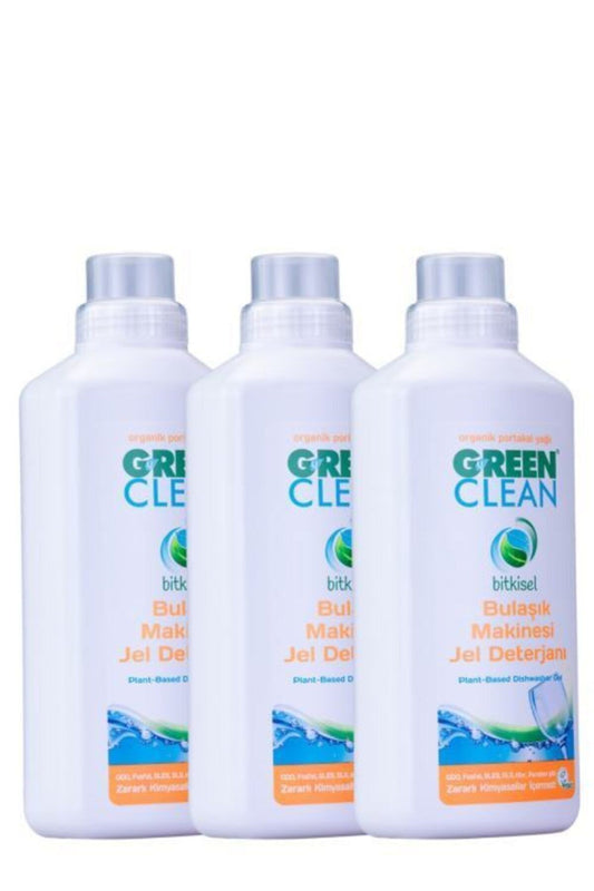 Bulaşık Makinesi Jel Deterjan 1000 ml 3'lü Set