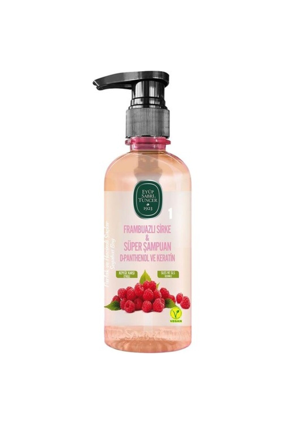Frambuazlı Sirke Süper Şampuan 100 Ml Seyahat Boy Pet Şişe