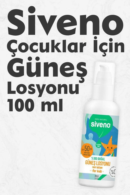 Çocuklar Için Doğal Güneş Losyonu 100 ml