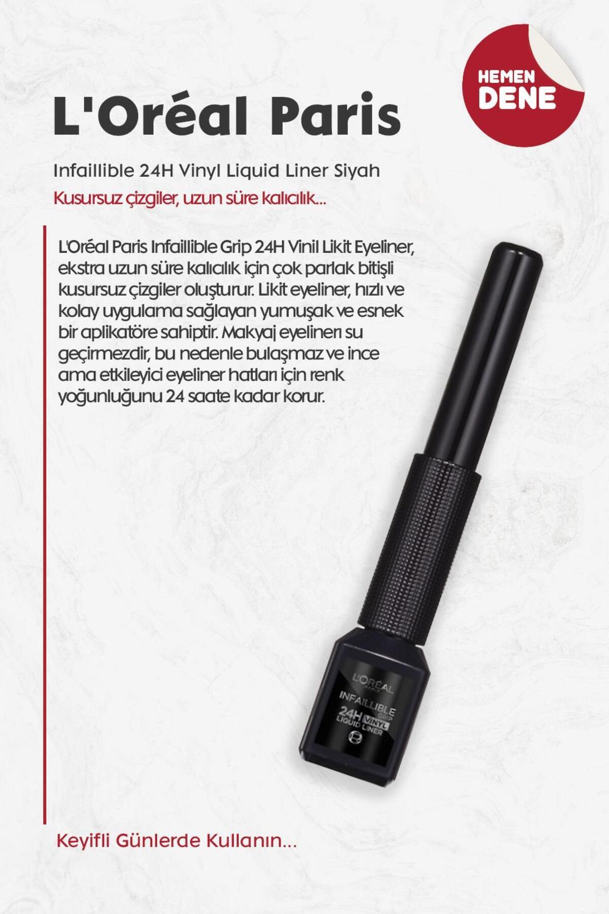 Loreal Paris Infaillible 24H Vinyl Liquid Liner Siyah