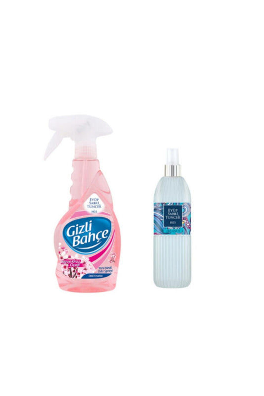 Oda Spreyi Japon Kiraz Çiçeği 500 Ml ve Okyanus 150 Ml Kolonya