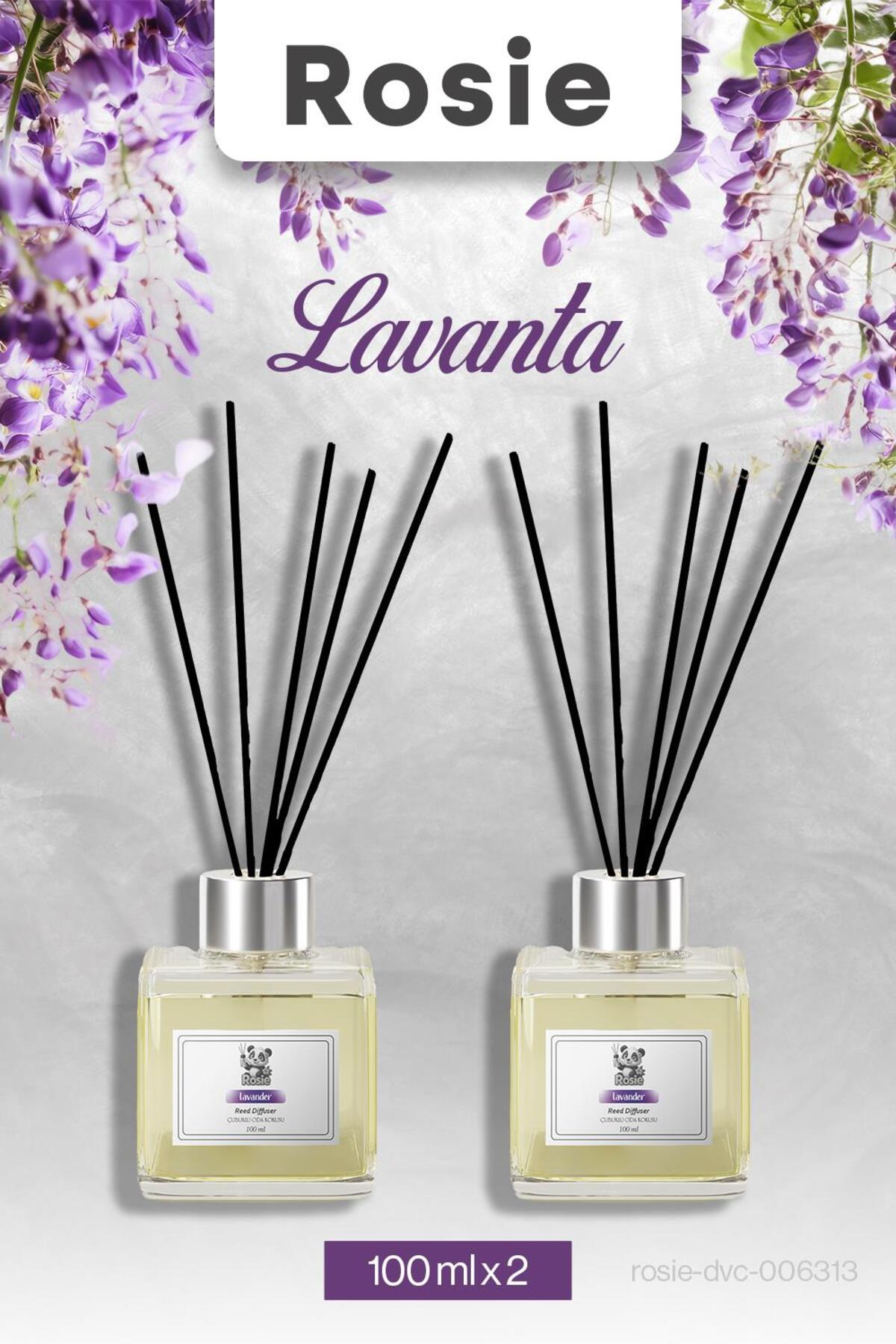 Lavantalı 2 adet Çubuklu Oda Kokusu 100 ml