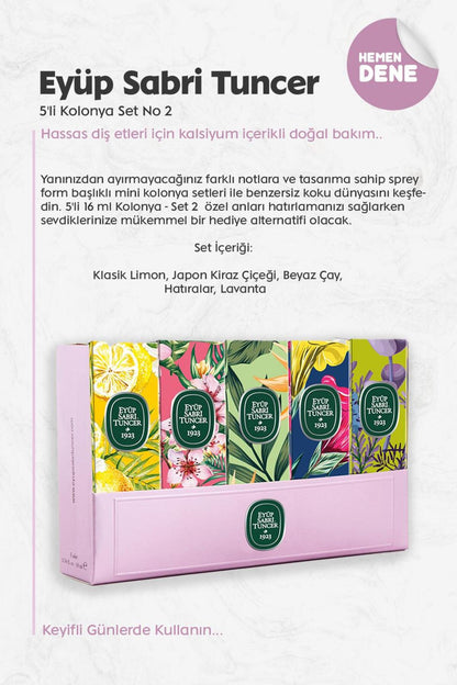 5'li Kolonya Set No 2