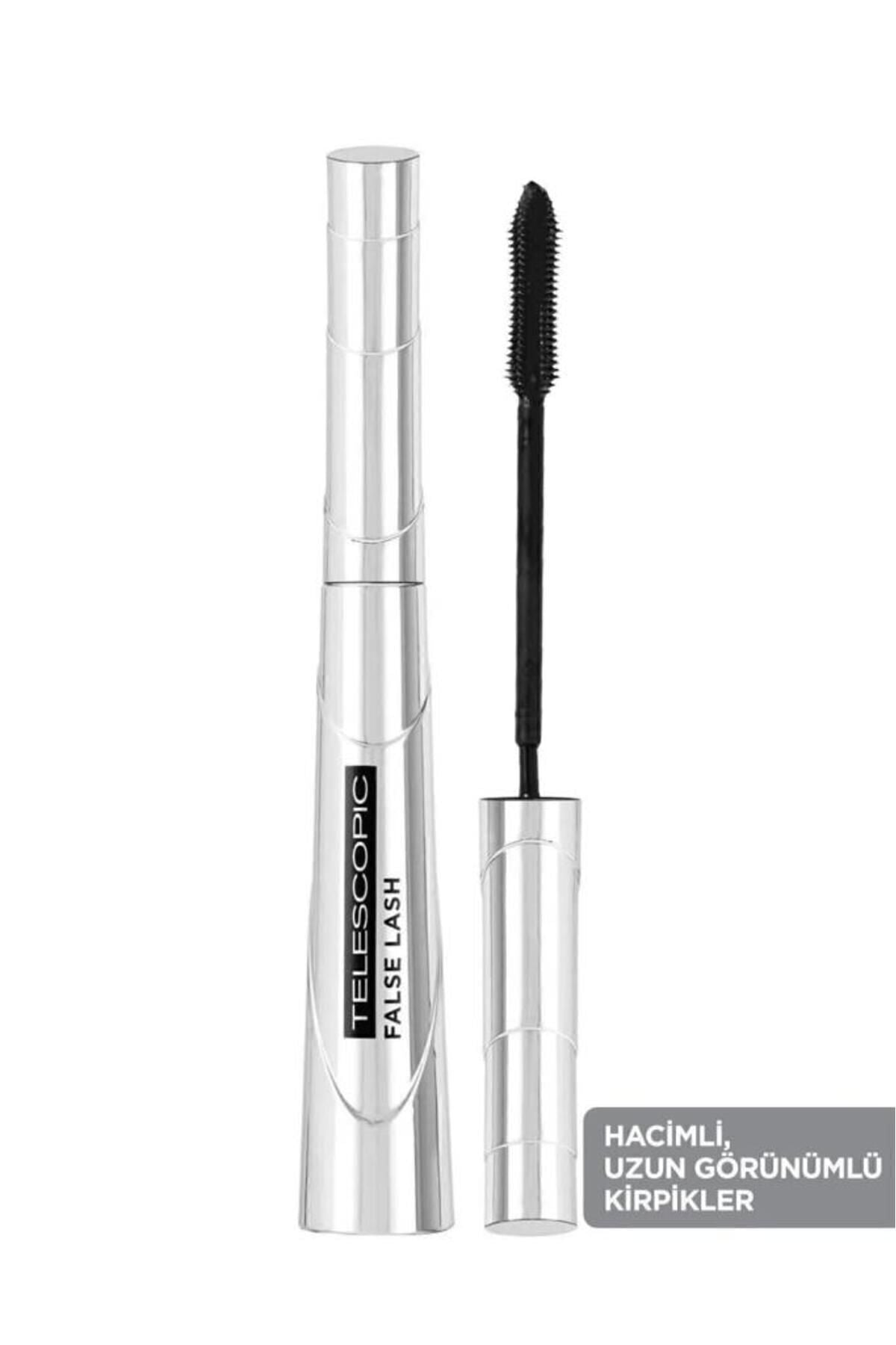 False Lash Telescopic Fiber Maskara & Revitalift Filler Göz Çevresini Aydınlatıcı Göz Serumu 20ml