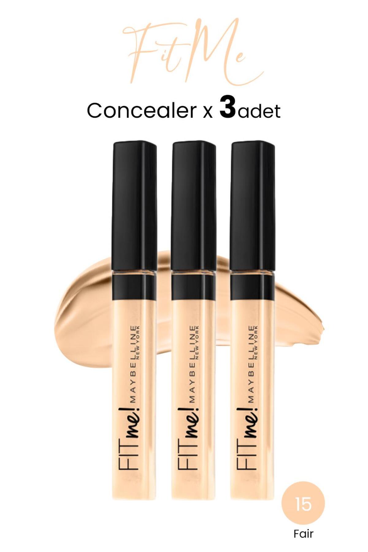 Fit Me Concealer 15 Fair X 3 Adet