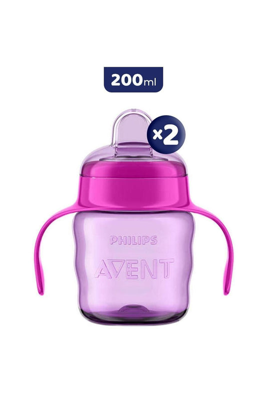 Eğitici Damlatmaz Bardak Kız 6m+ 200 Ml X 2