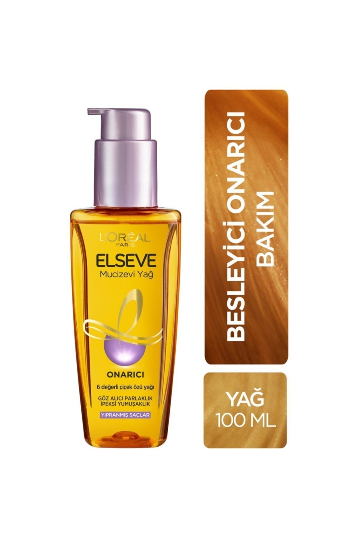 L'oréal Paris Yıpranmış Saçlar Için Onarıcı Mucizevi Saç Bakım Yağı 100 Ml